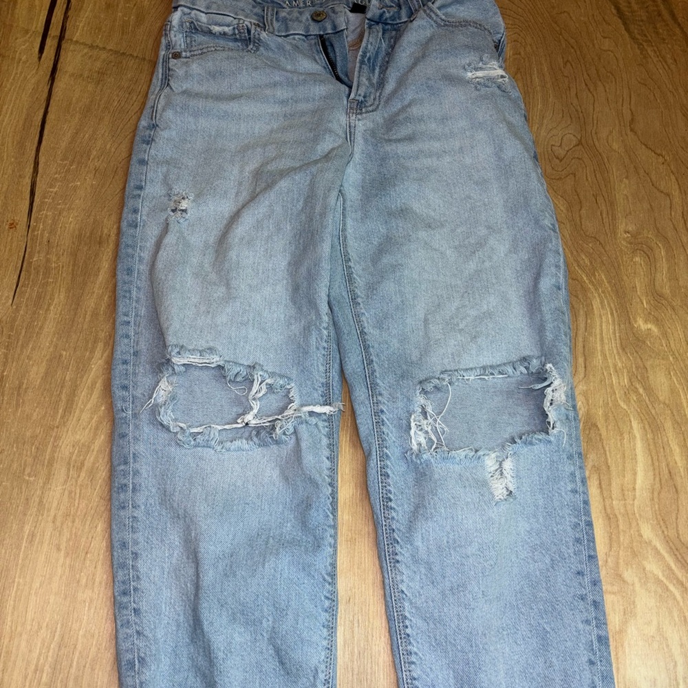 American Eagle Outfitters Light Blue High Rise Jeans